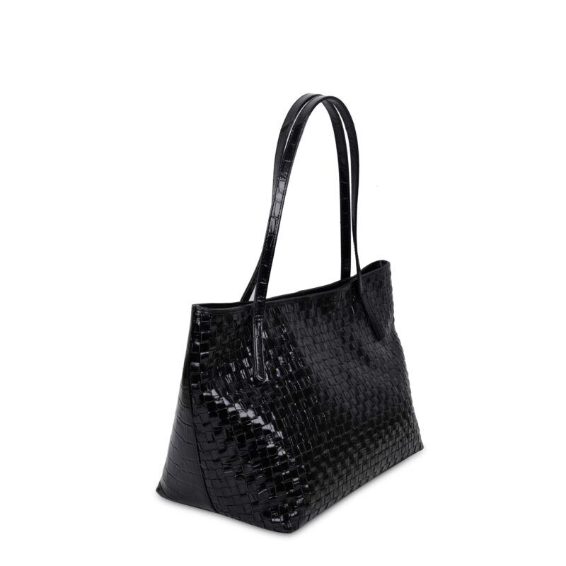 Shopper Texas Braided Black - Imatge 2