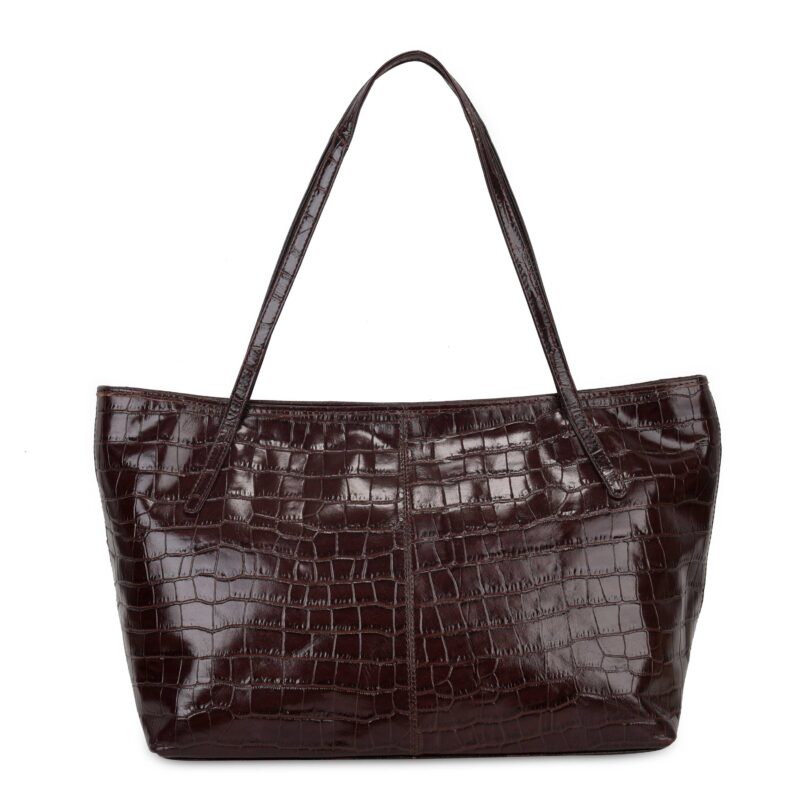 Shopper Texas Braided Dark Brown - Imagen 2