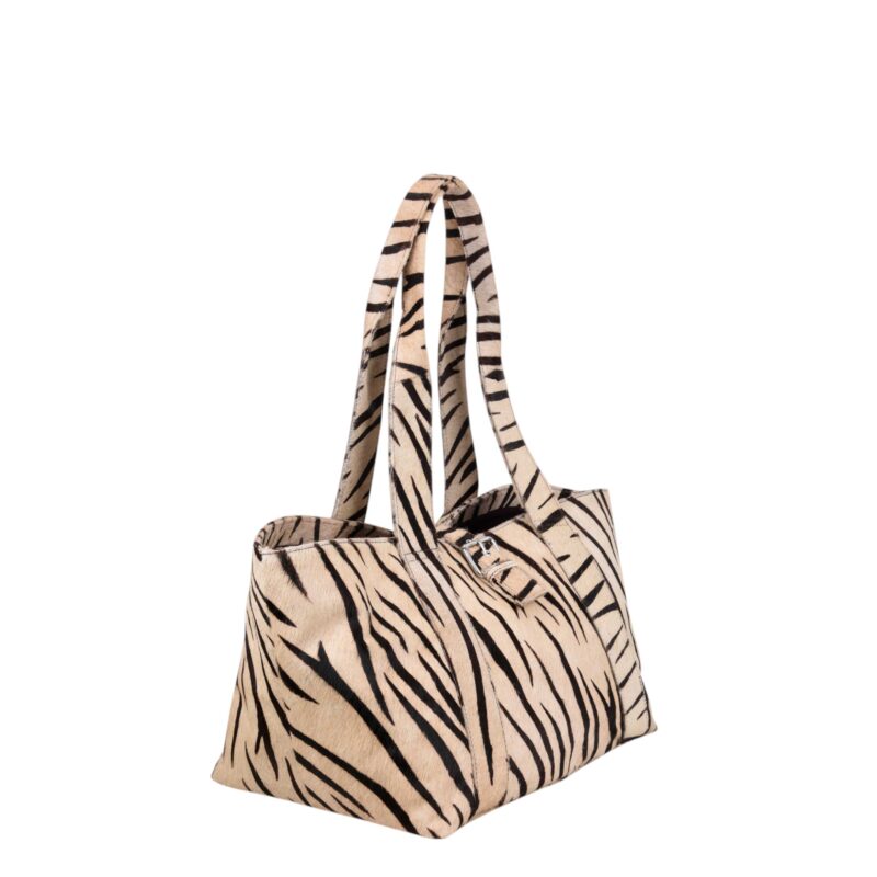 Maxi Shopper Brown Stripes Deluxe - Imatge 2