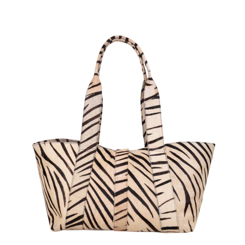 Maxi Shopper Brown Stripes Deluxe - Imatge 4