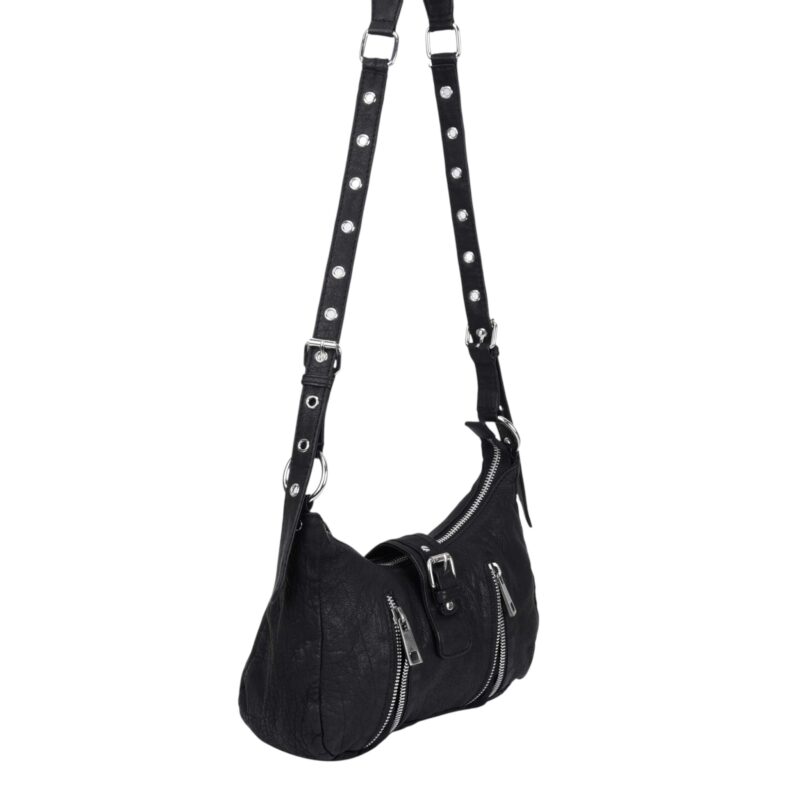 Skye zipper washed black - Imagen 2
