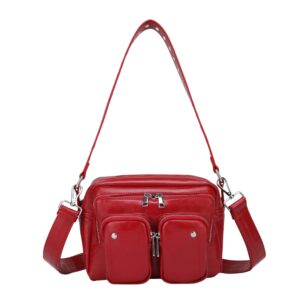 Ellie Wrinkle Bright Red