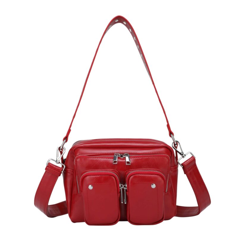 Ellie Wrinkle Bright Red