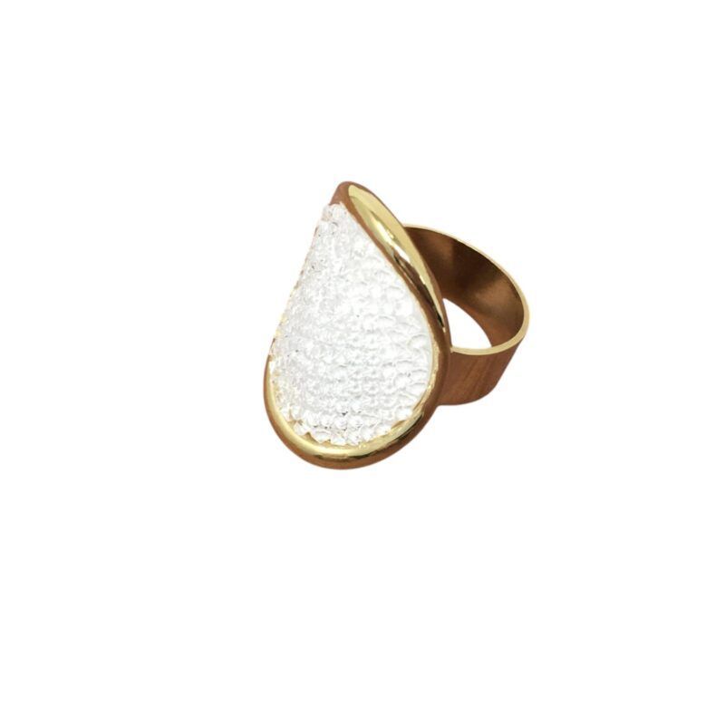 Anell cristal rock or