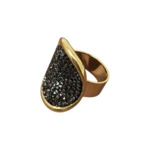 Anell cristal rock or