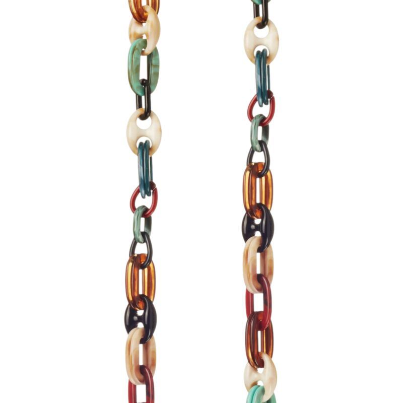 Chaine Ambre resine multicolor - Imagen 3