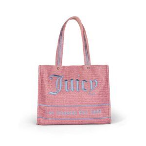 Iris Beach Strip  Straw Pink