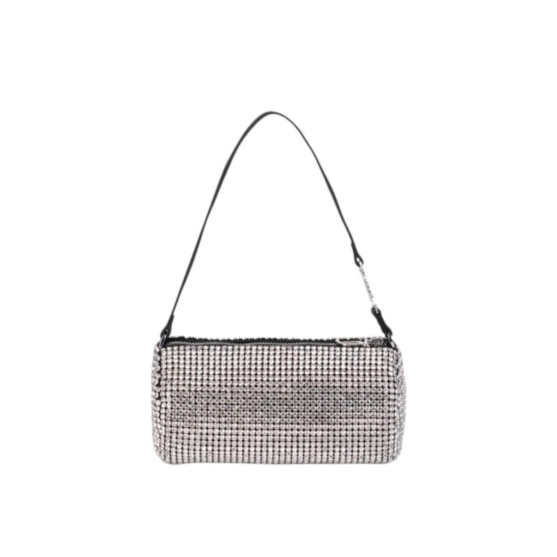Melanie Barrel Bag Silver - Imagen 3