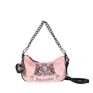 Twig Dogs Hobo bag Black Pink