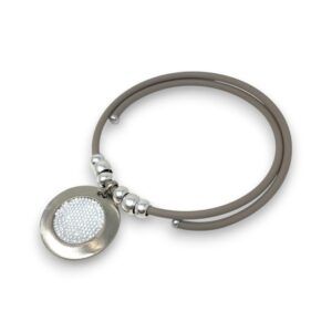 Cristal Rock Chocker Argent