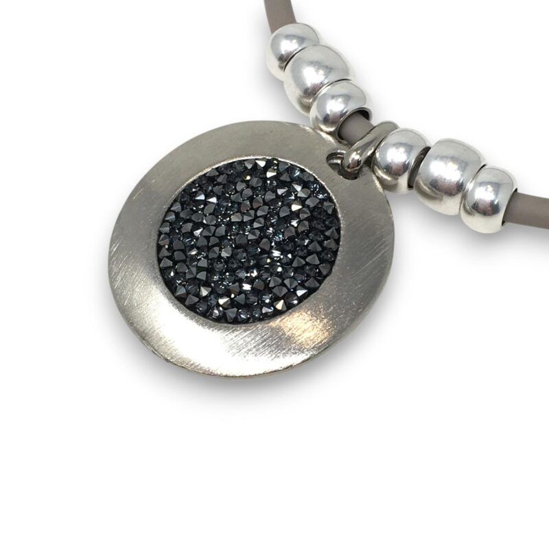 Cristal Rock Chocker Argent - Imatge 2