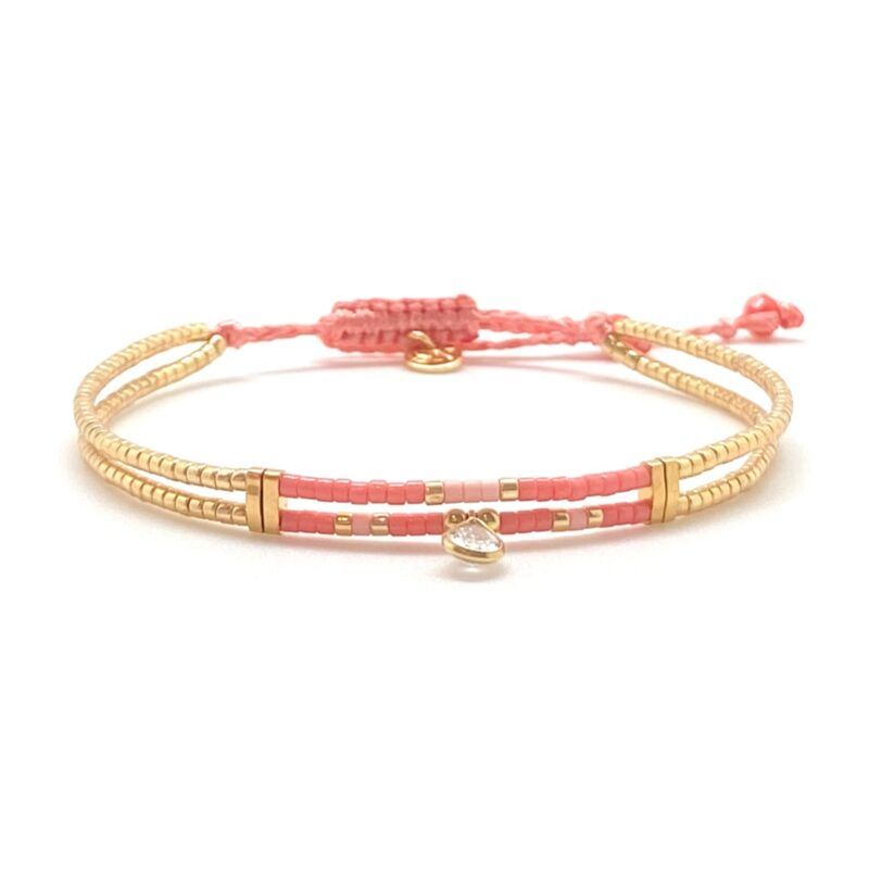 Bracelet miyuki B07 watermelon