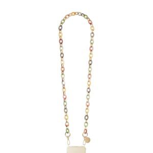 Chaine Cassy multicolore resine
