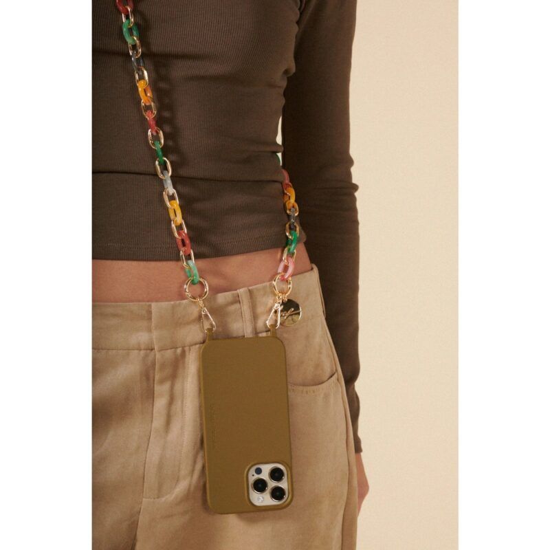 Chaine Cassy multicolore resine - Imagen 2
