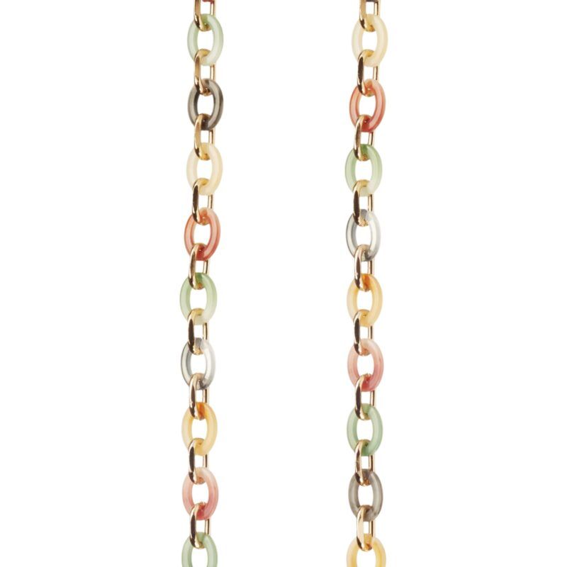 Chaine Cassy multicolore resine - Imagen 3