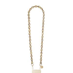 Chaine Cassy ecaille marron