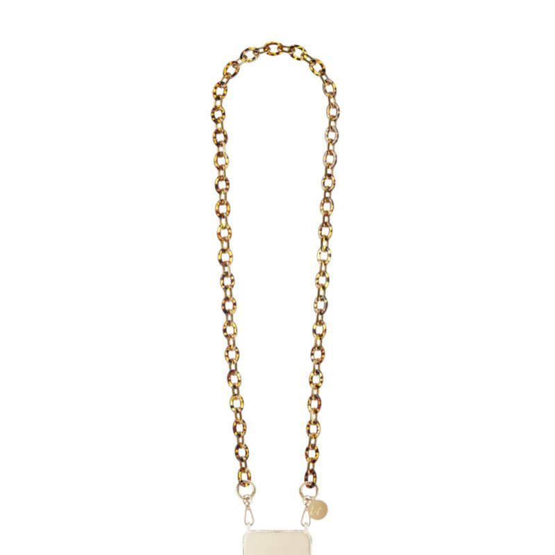 Chaine Cassy ecaille marron
