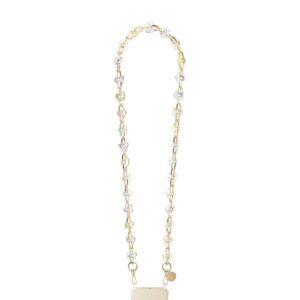 Chaine Cassy fleurs holographiques