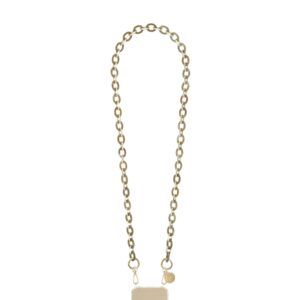 Chaine Cassy doré resine
