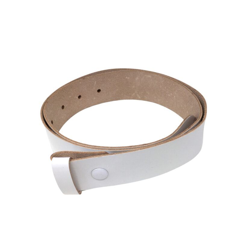 Cuero Cinturón Blanco