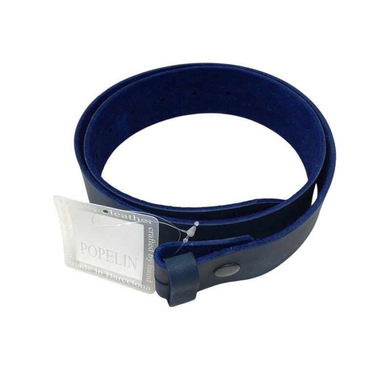 Cuero Cinturón Azul
