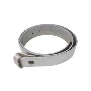 Cuero Cinturón Plata