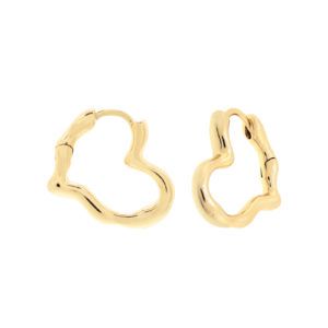 Pendientes corazón abierto