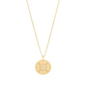 Collar medalla sol