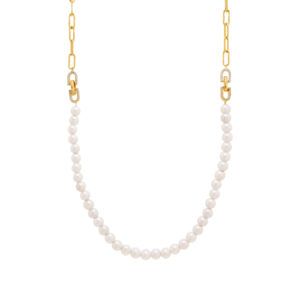 Collar perla y cadena