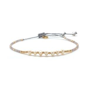 Bracelet miyuki B12 Grey Pearl