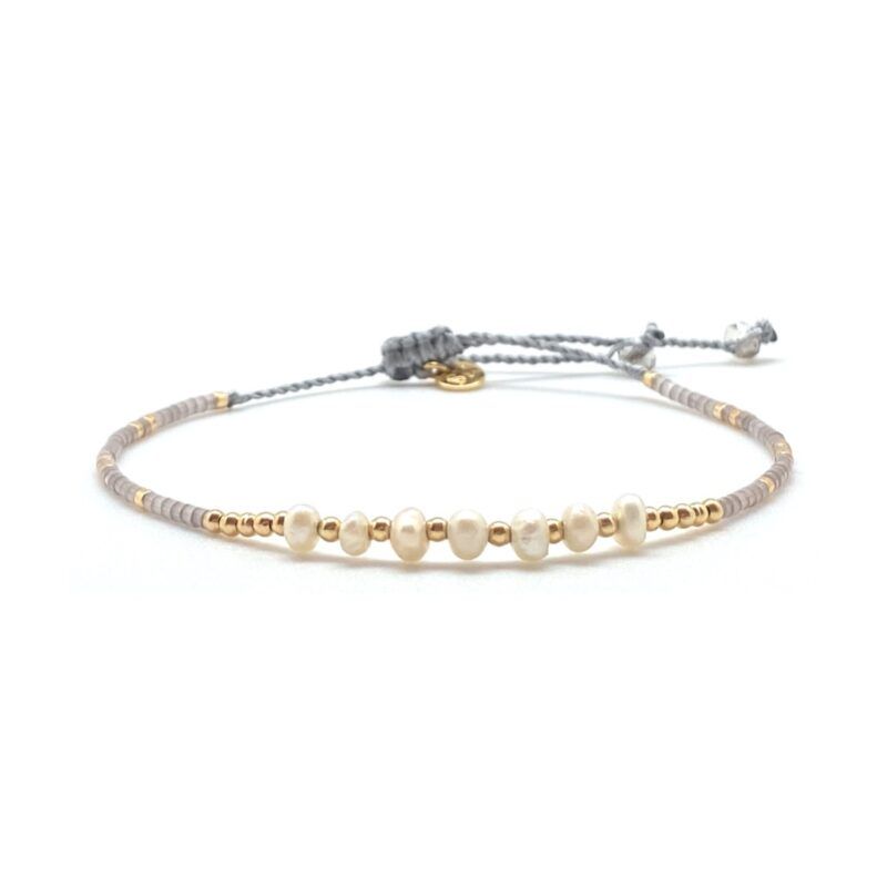 Bracelet miyuki B12 Grey Pearl