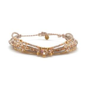 Bracelet miyuki B16 Smoky