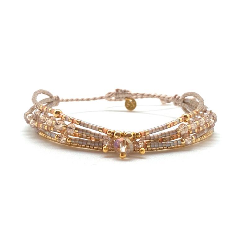Bracelet miyuki B16 Smoky