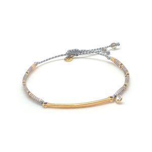 Bracelet miyuki B18 Grey Pearl