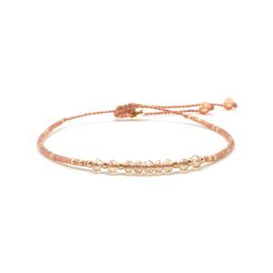 Bracelet miyuki B19 Toffee