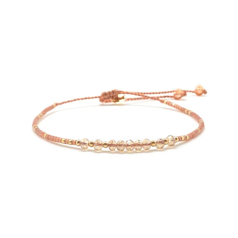 Bracelet miyuki B19 Toffee