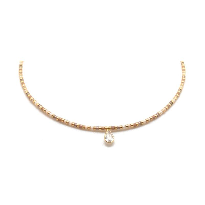 Miyuki Necklace N03 porcelain