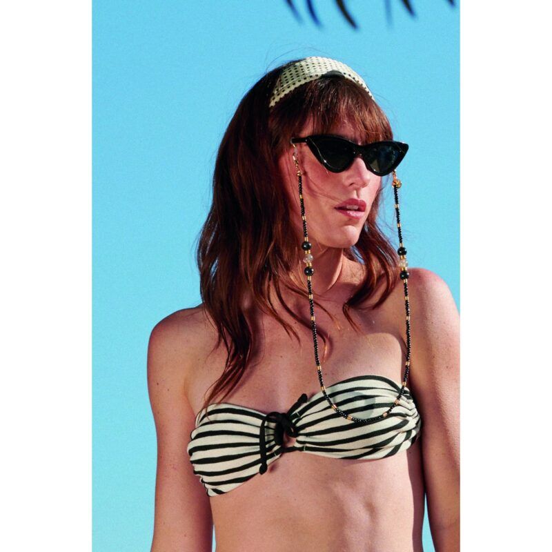 IRIS perles noires lunettes - Imagen 2