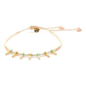 Bracelet miyuki B02 Off White
