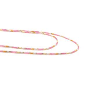 Miyuki Necklace N02 Fuchsia