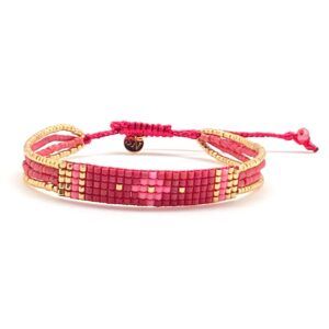 Bracelet miyuki B03 Cerise Garden