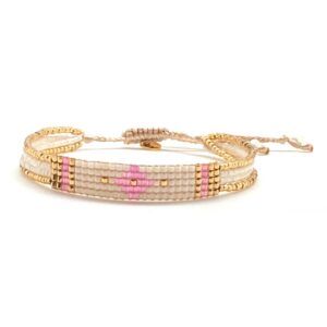 Bracelet miyuki B03 White Lotus