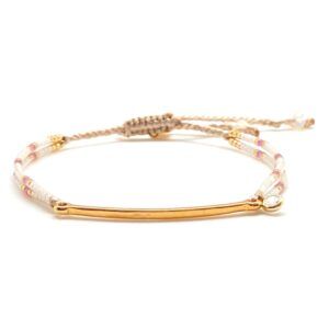 Bracelet miyuki B04 White Lotus