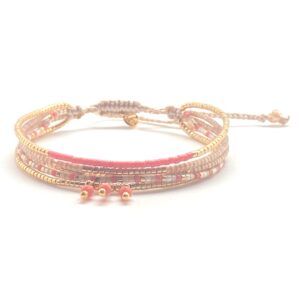Bracelet miyuki B05 Champagne