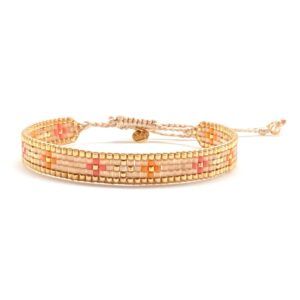 Bracelet miyuki B07 Champagne