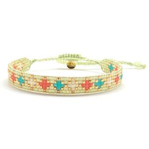 Bracelet miyuki B11 island Green