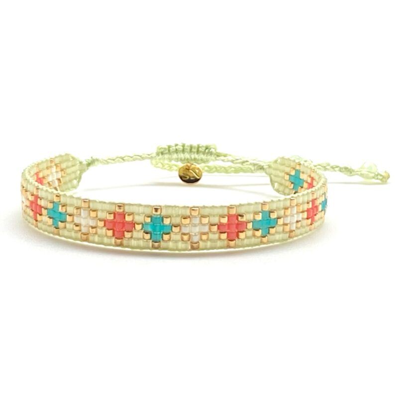 Bracelet miyuki B11 island Green