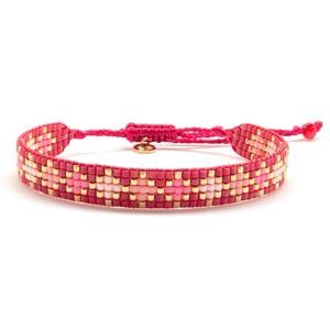 Bracelet miyuki B11 Cerise Garden