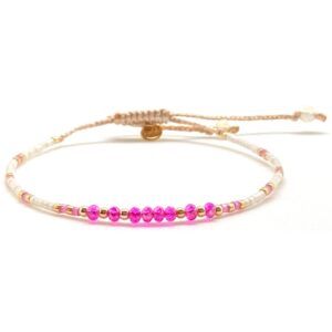 Bracelet miyuki B14 White Lotus