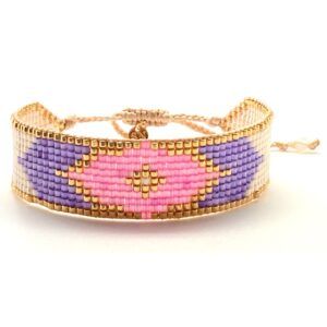 Bracelet miyuki B20 White Lotus